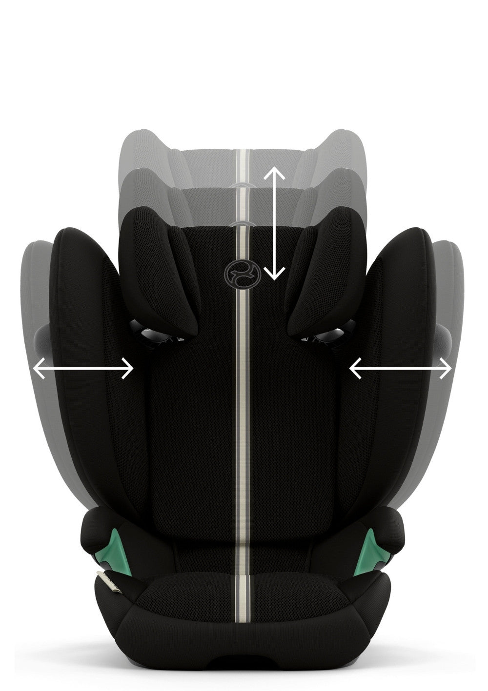Cybex Kindersitz 'Solution G2 i-Fix' PLUS Moon Black