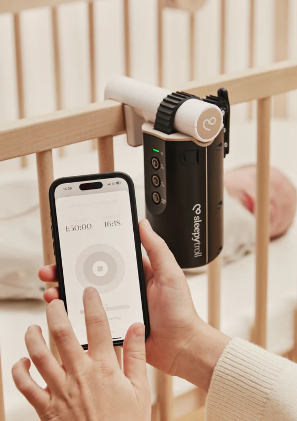 Sleepytroll Kinderwagen- und Babybettschaukler 'Baby Rocker Gen 2'