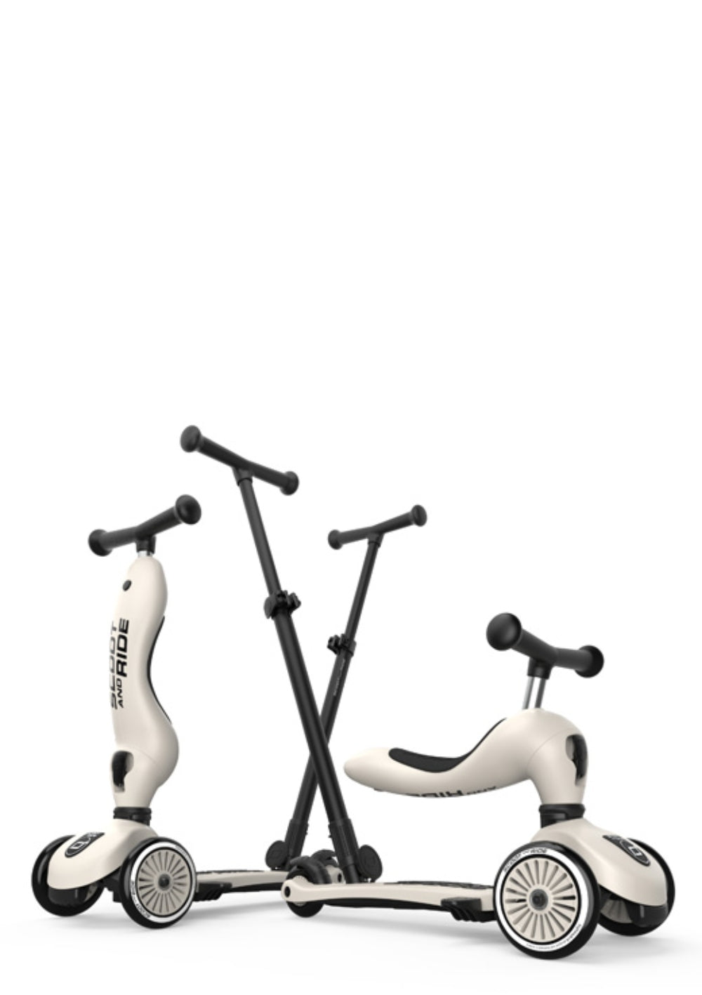 Scoot and Ride 2in1 Kickboard 'Highwaykick 1 Push & Go' ash