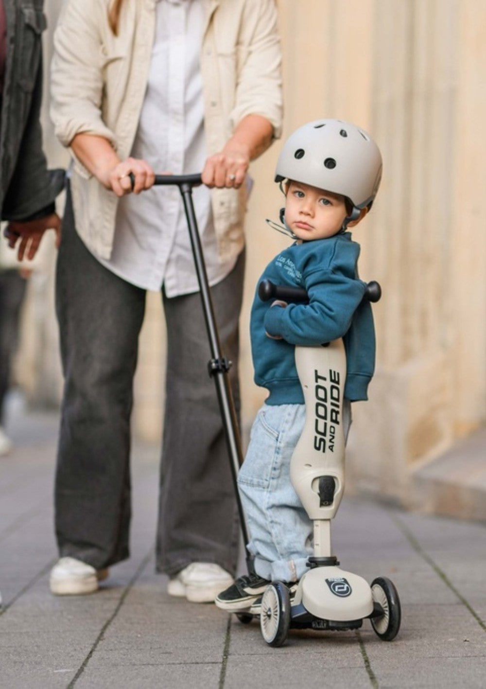 Scoot and Ride 2in1 Kickboard 'Highwaykick 1 Push & Go' ash