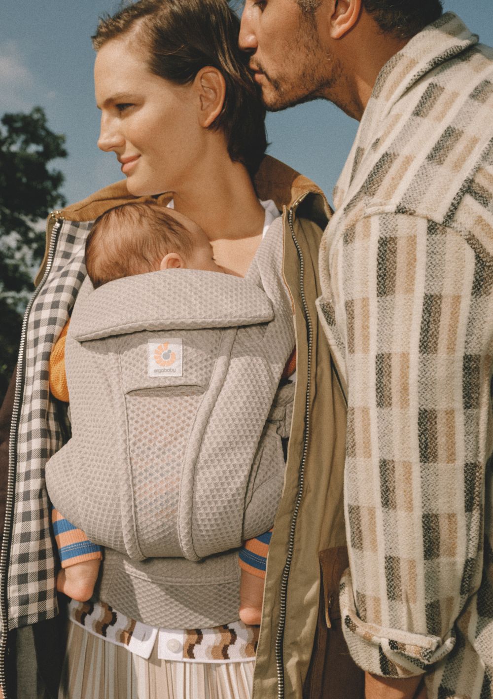 Ergobaby Trage Omni Deluxe Mesh Pearl Grey