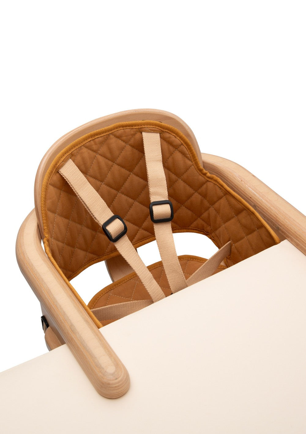 Charlie Crane Tischsitz mit Sitzauflage 'Hiko' Camel