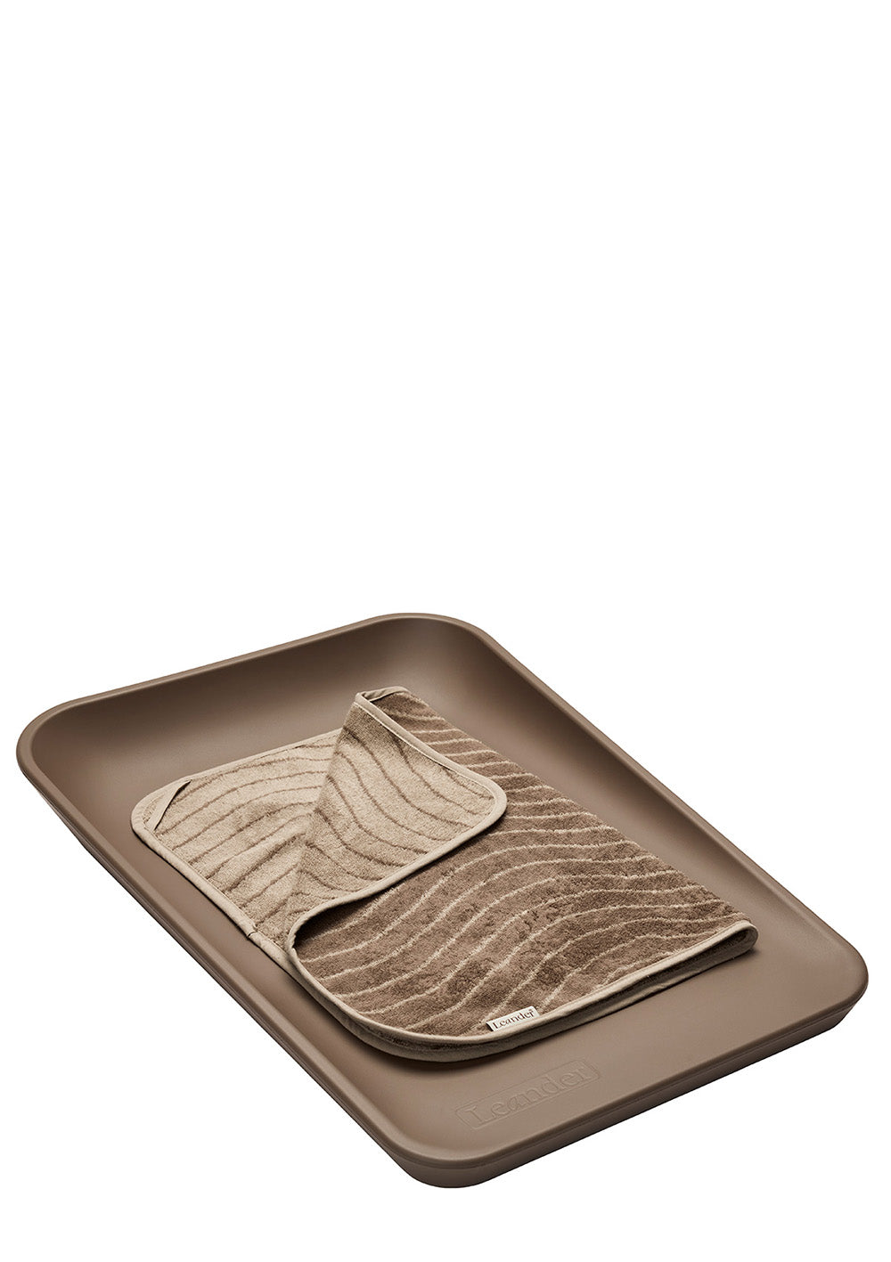 Leander Topper Wickelauflage Organic 'Woodland' Mocca