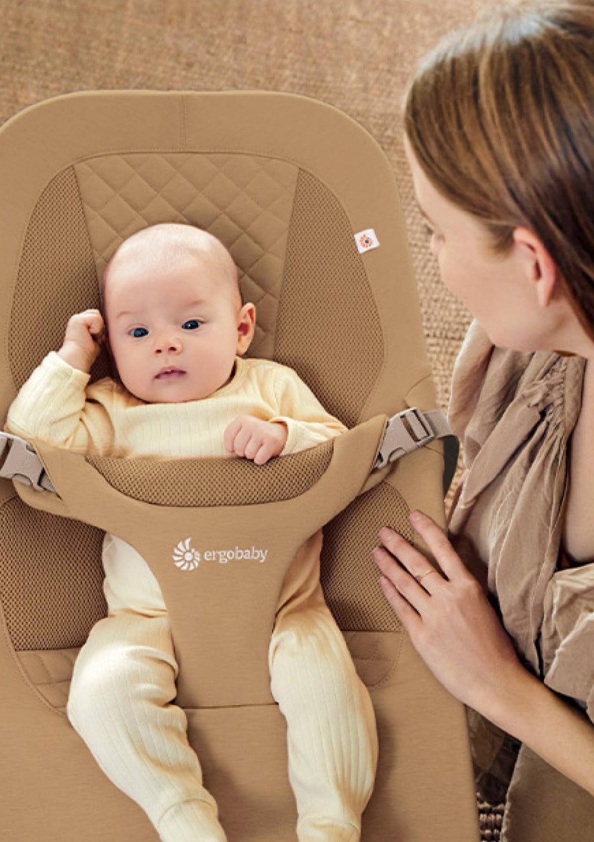 Ergobaby 3-in-1 Babywippe 'Evolve' Knit Camel