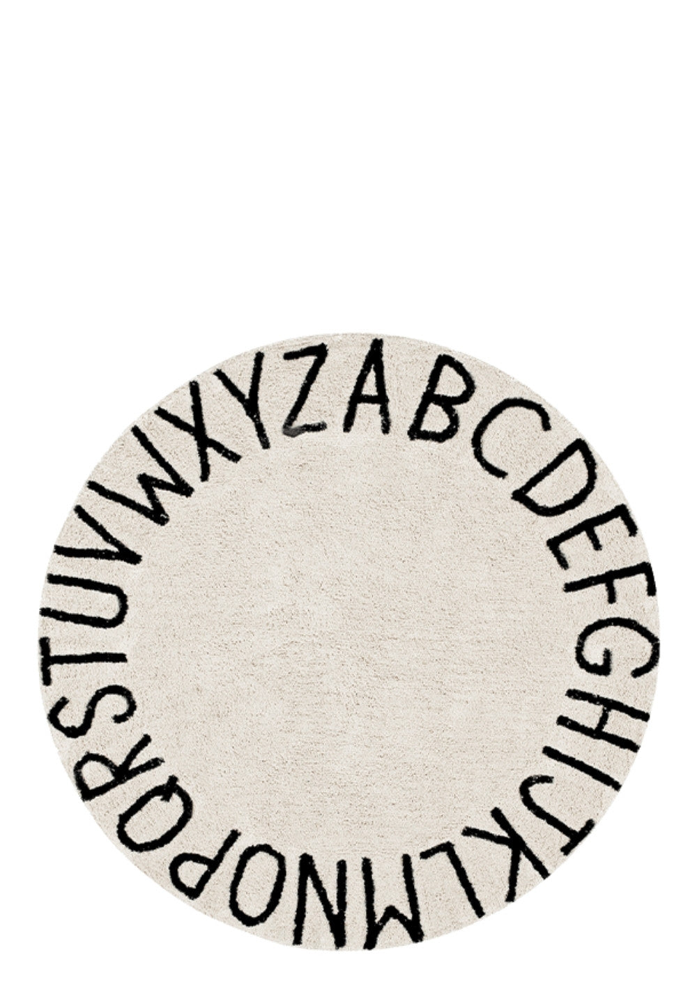 Lorena Canals Teppich mit Buchstaben 'ABC' Ø 150 cm