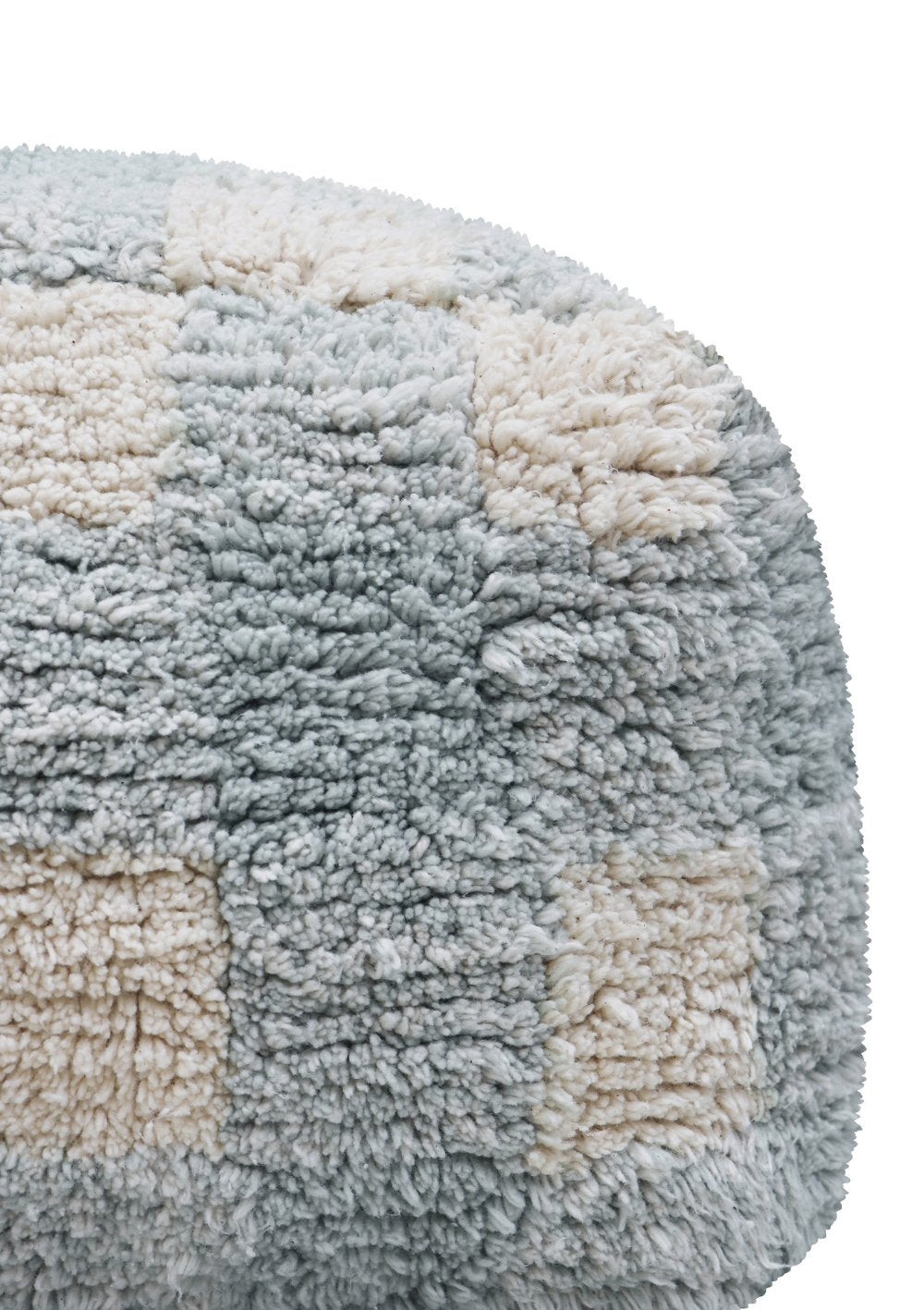 Lorena Canals Sitzpouf 'Vichy' Blue Sage