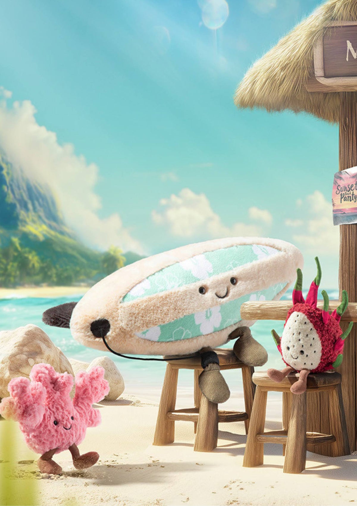 Jellycat Surfbrett Kuscheltier 'Amuseables Sports Surfboard'