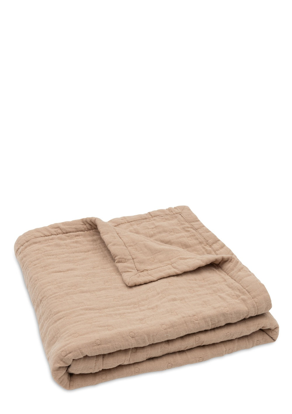 Jollein Musselin Decke 'Jacquard' Biscuit 100 x 75 cm