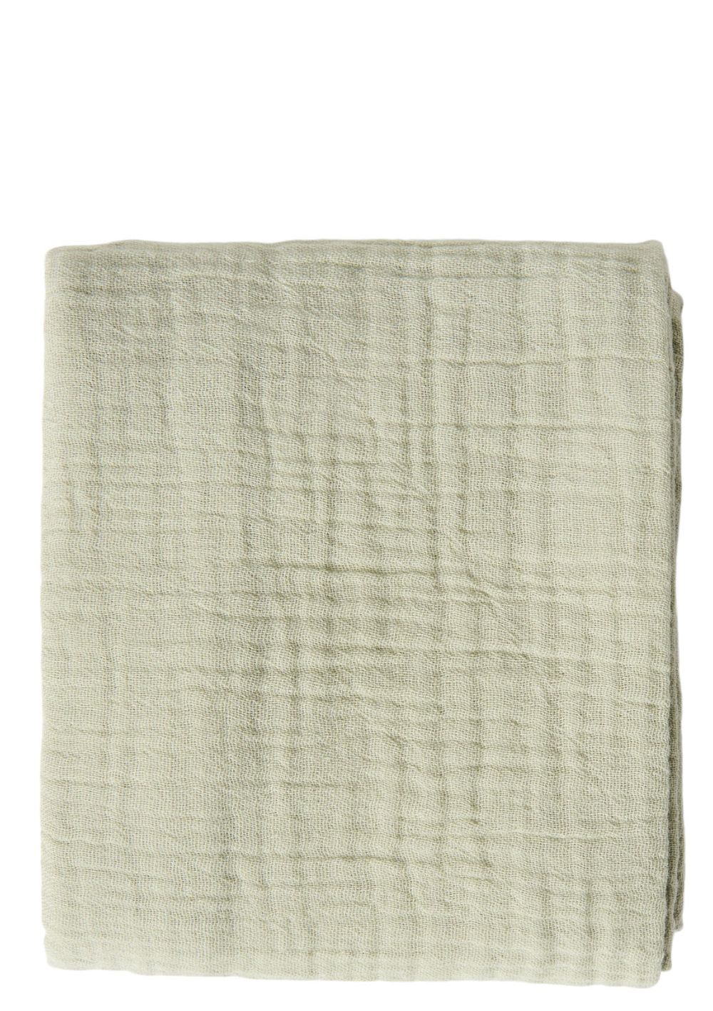 Studio Noos Musselin Mulltuch 'Swaddle Uni Medium' Sage Green 70 x 70 cm