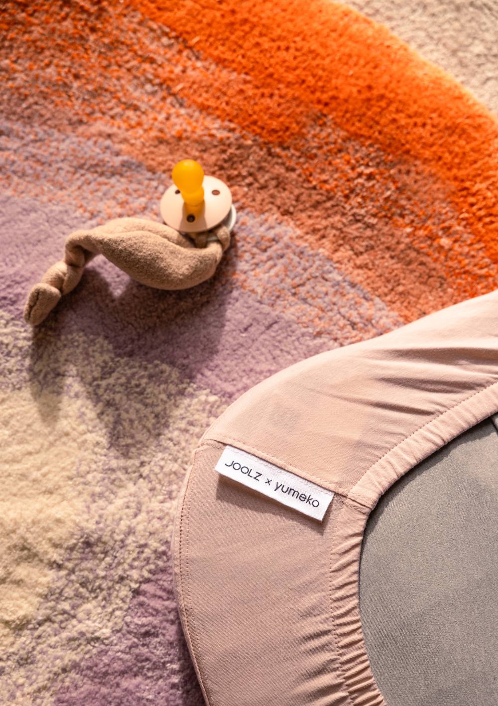 Joolz Spannbettlaken für Kinderwagenmatratze Dusty Rose