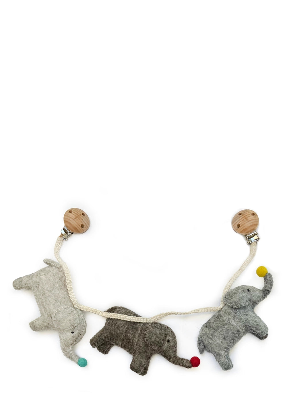 Gamcha Kinderwagenkette 'Elephants'