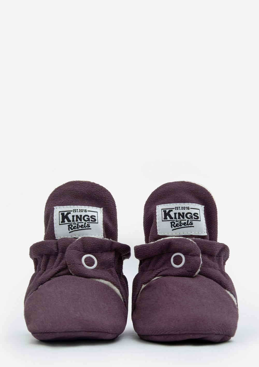 Kings&Rebels Baby Booties Gamuza Plum Newborn - 9 Monate