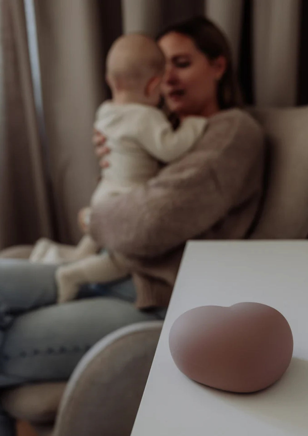 flow AMSTERDAM Nachtlicht 'Ruby' dust pink