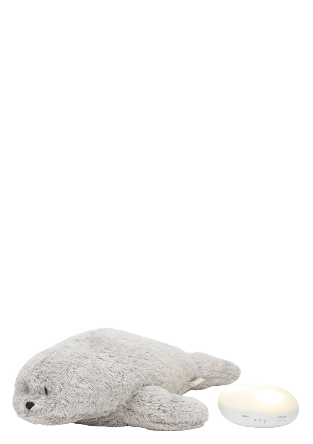 moonie Robbe mit Licht 'Organic Humming Seal' Gray