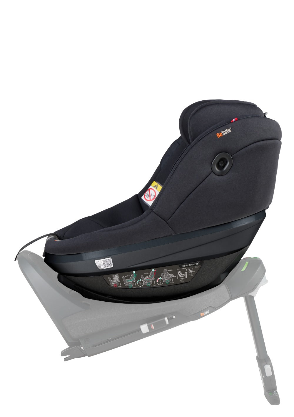 BeSafe Kindersitz 'Beyond2 360' Black SoftBreeze