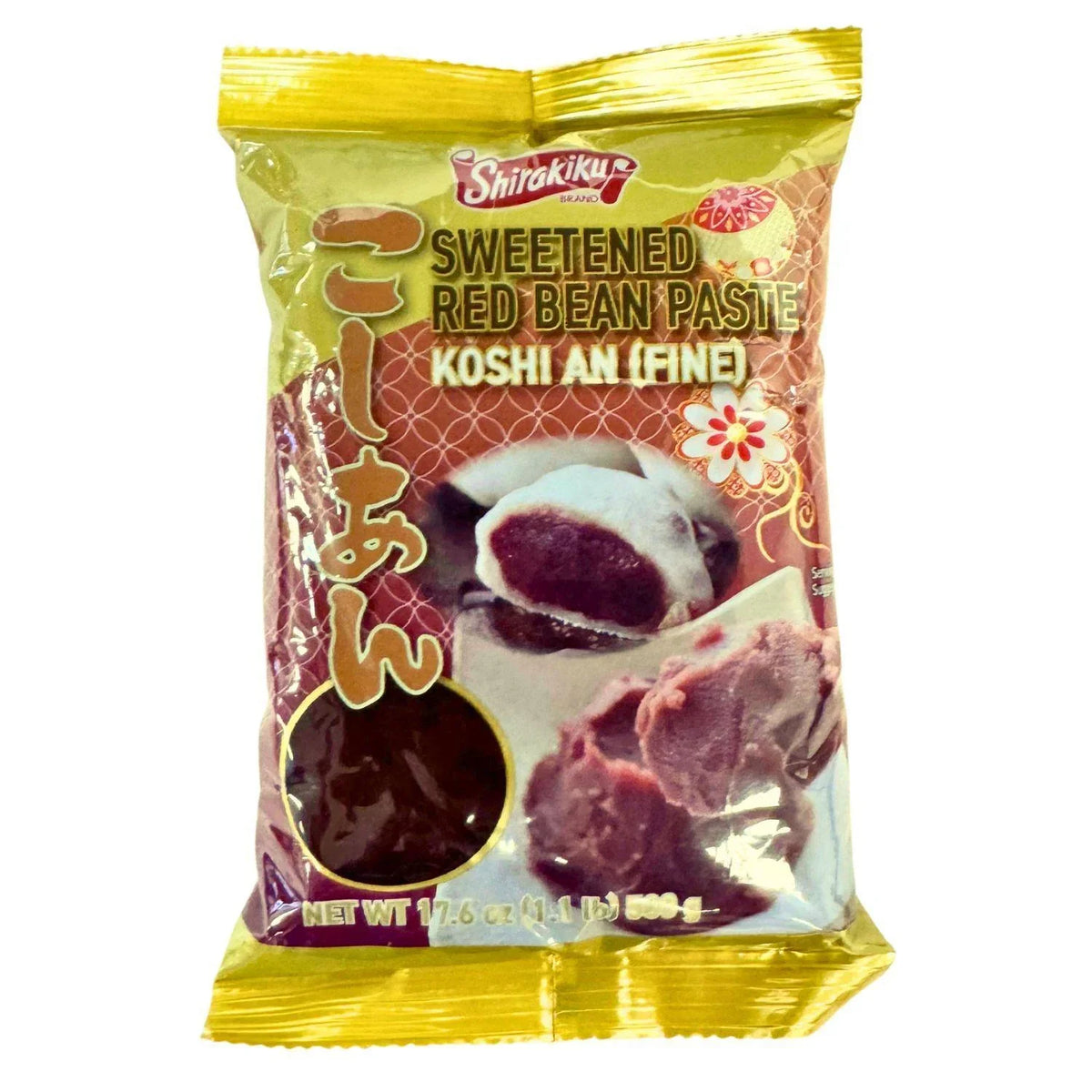 SHIRAKIKU SWEETENED RED BEAN PASTE KOSHIAN (FINE) 500G