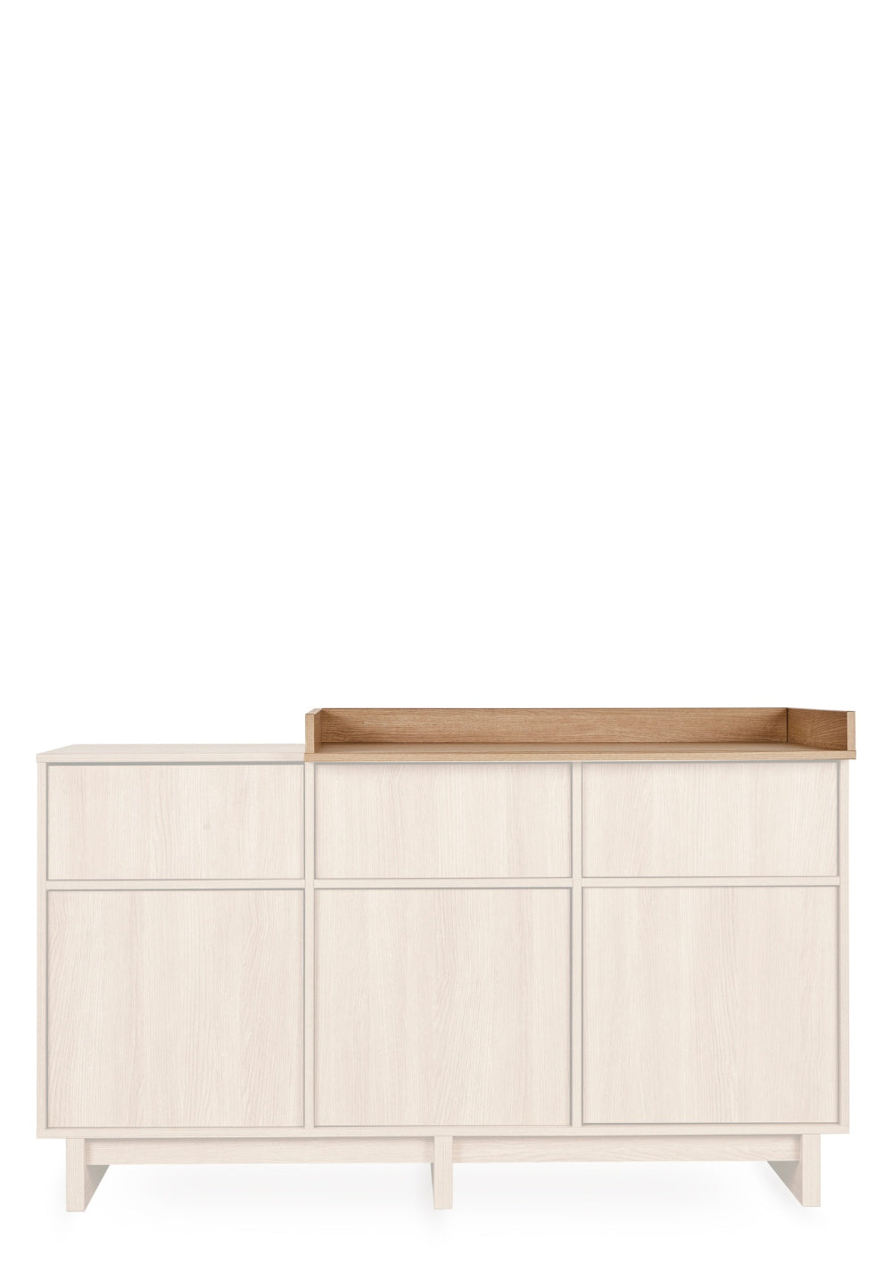 Quax Wickelaufsatz XL für Kommode 'Kyo' Honey Ash