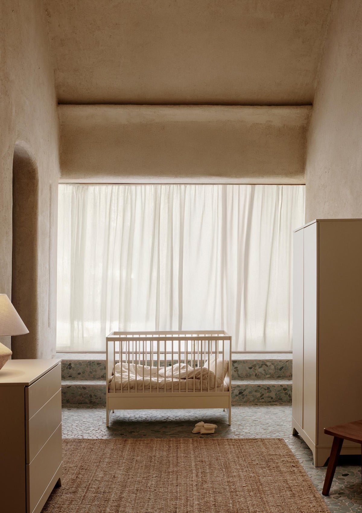 Quax Babybett 'Tsugi' Butter 120 x 60 cm
