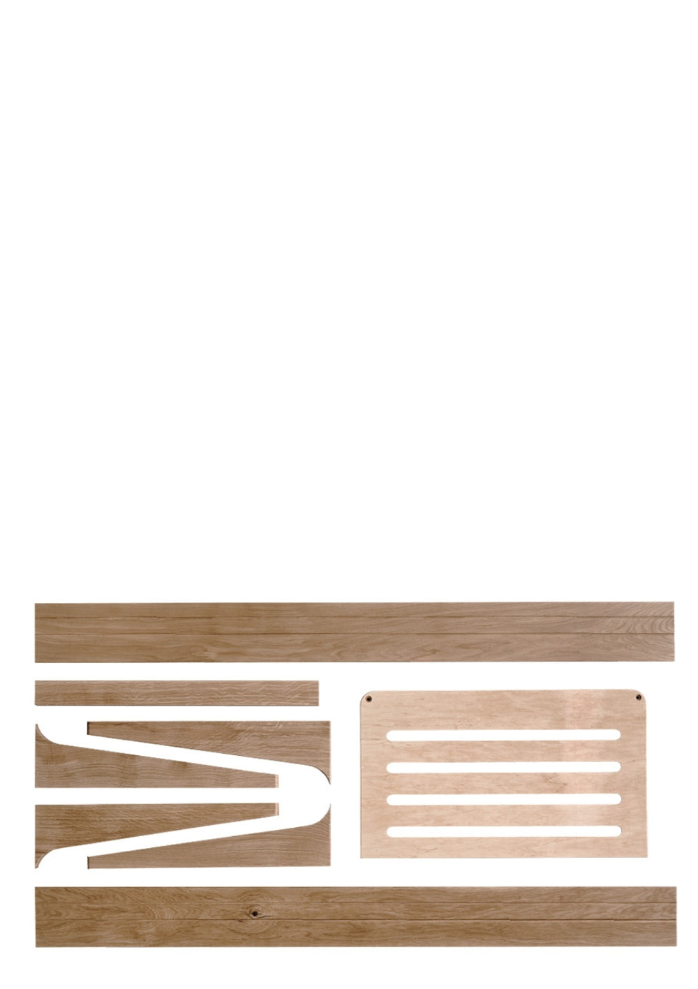 We Are Bitte Junior Erweiterungsset für 'Nature Baby Bed 2.0' Eiche
