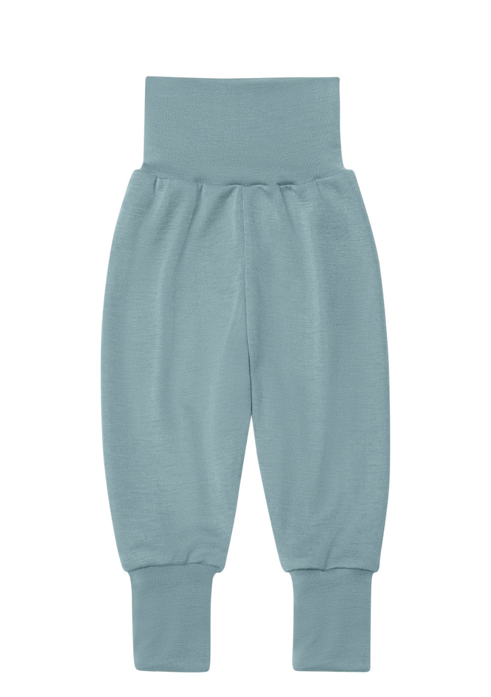 Engel Natur Wolle/Seide Baby-Hose bergblau