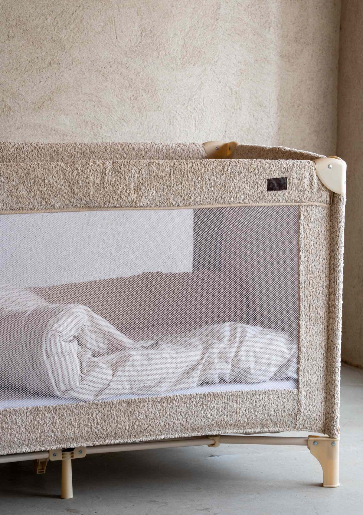 Quax Reisebett  Bouclé  Sheep 120x 60 cm
