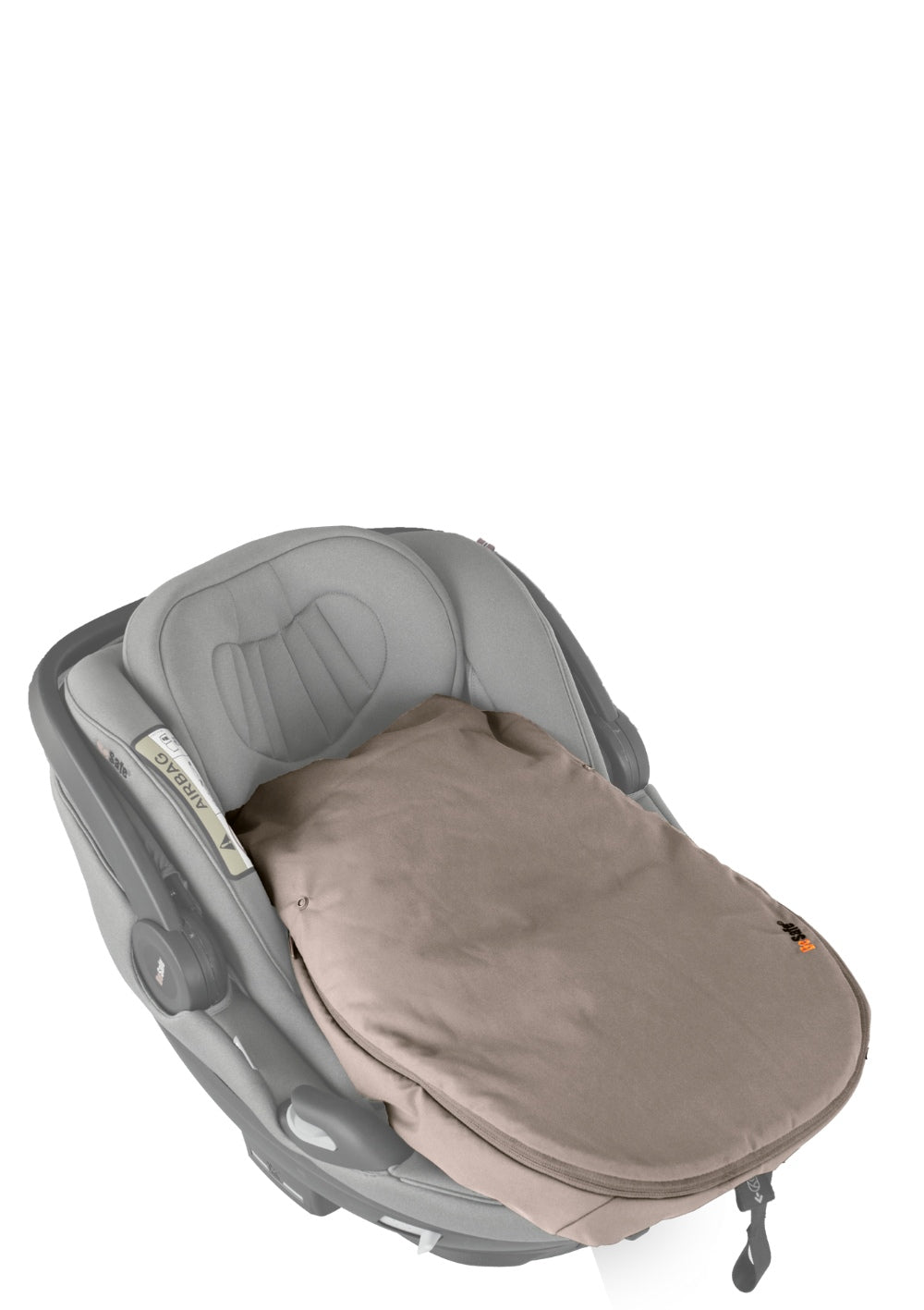 BeSafe Wind & Weather Cover für Babyschale 'Go Beyond' Dark Sand