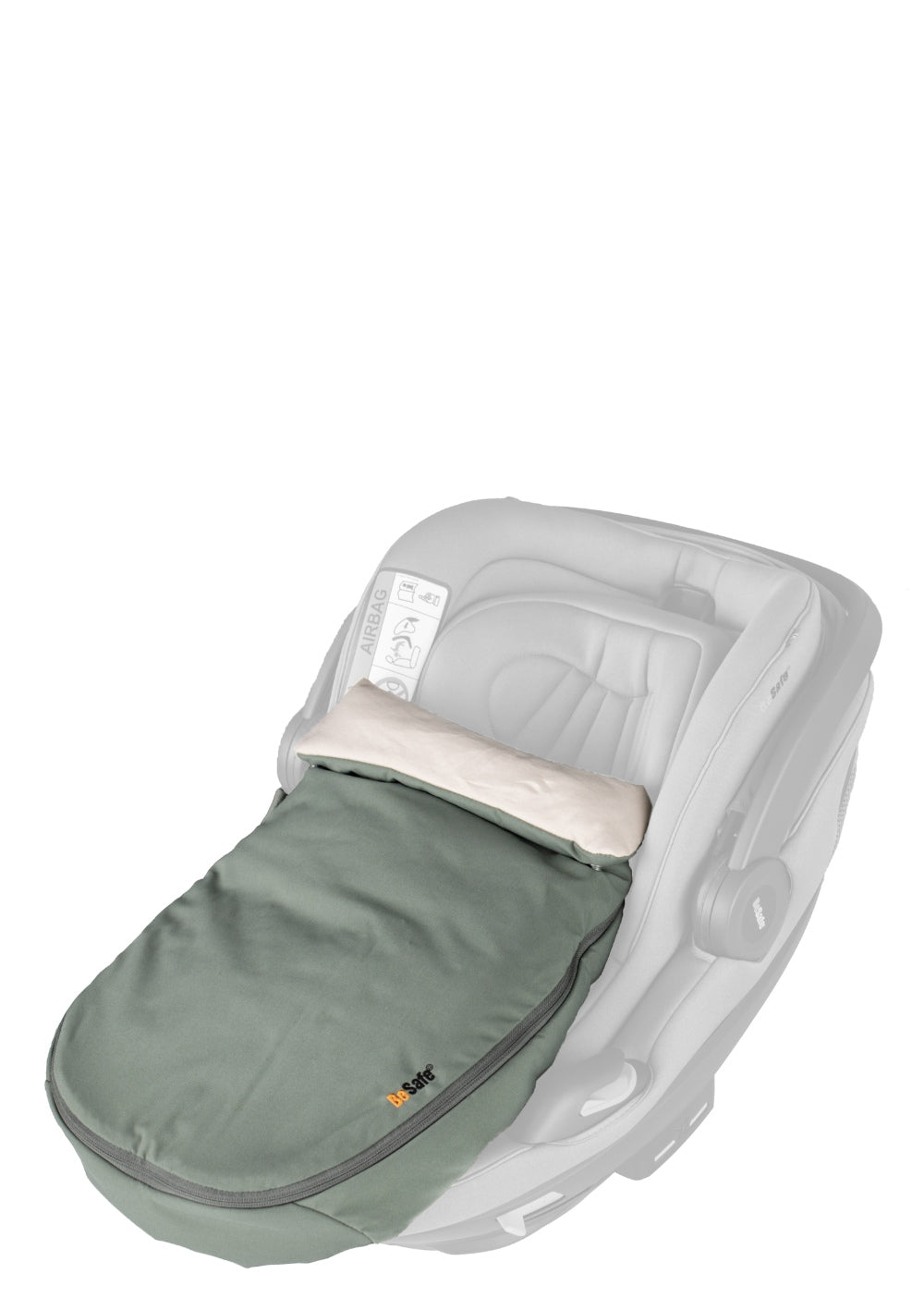 BeSafe Wind & Weather Cover für Babyschale 'Go Beyond' Meadow Green