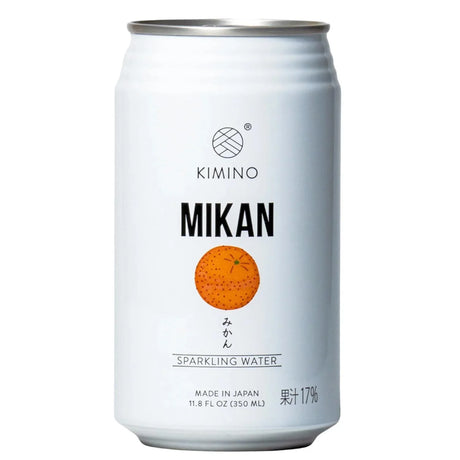 KIMINO SPARKLING WATER MIKAN CAN 11.8 FZ/350ML - GOHAN Market