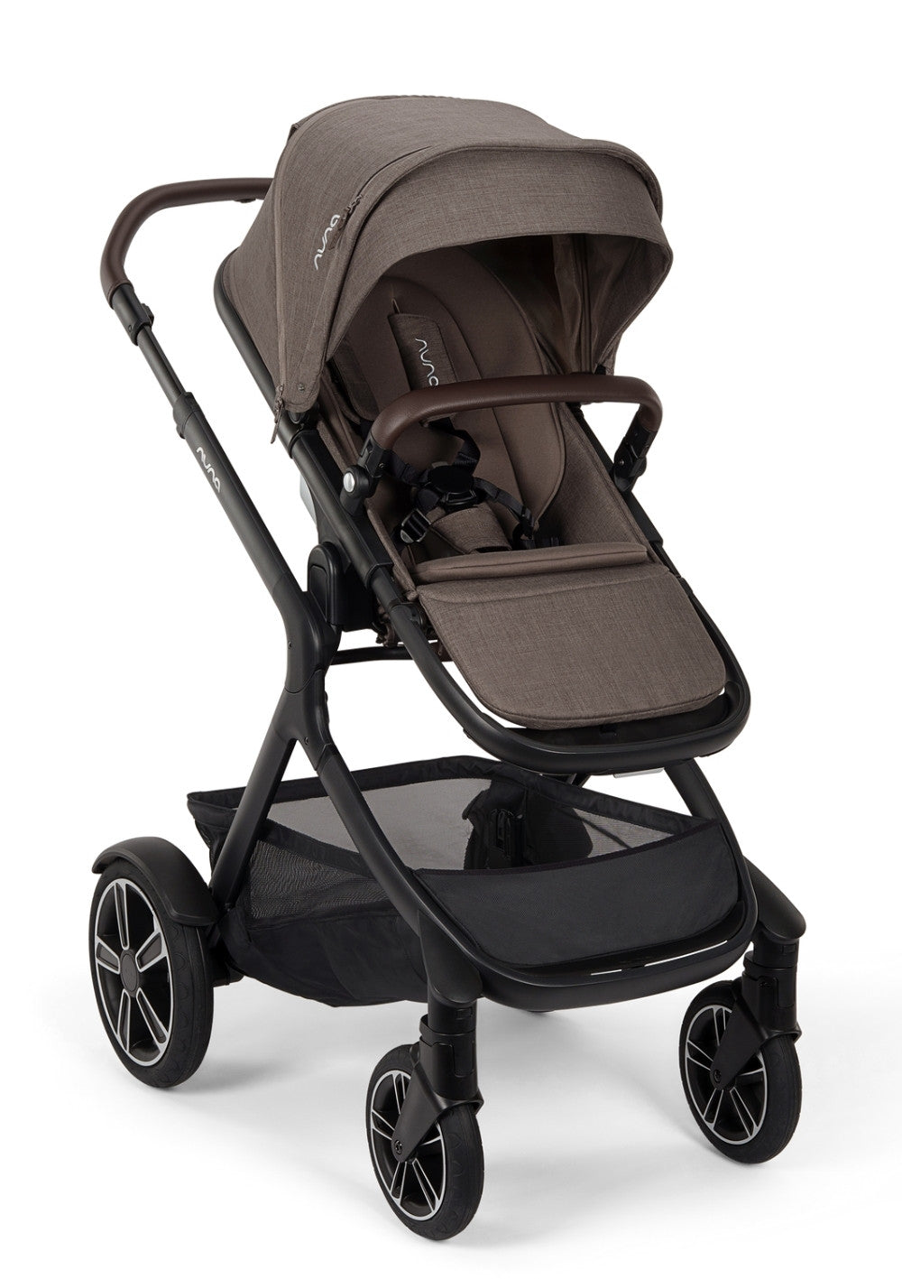 Nuna Kinderwagen-Set 'DEMI next' (inkl. Rider Board) Chestnut