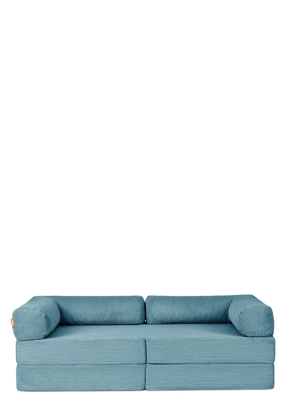 Funzy Family Sofa Cord Lagune Blau