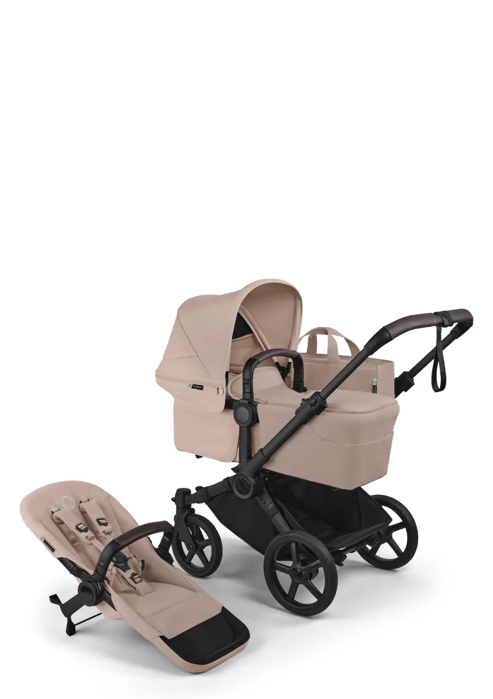 Bugaboo Kinderwagen-Set 'Donkey 6 Mono' Desert Taupe Mélange
