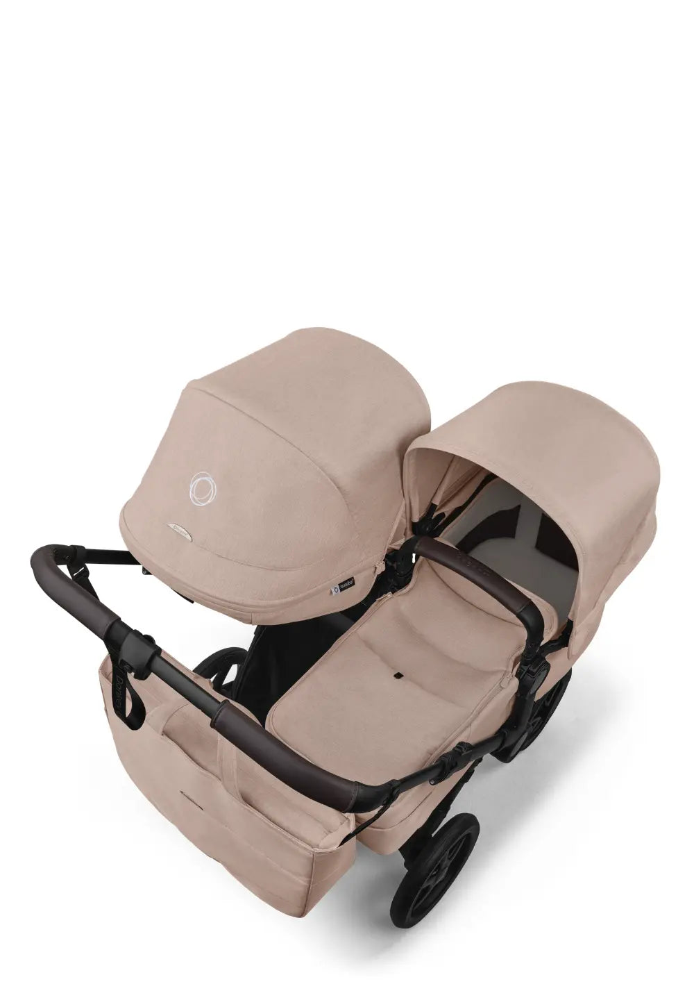 Bugaboo Geschwisterwagen 'Donkey 6 Duo' Desert Taupe Mélange