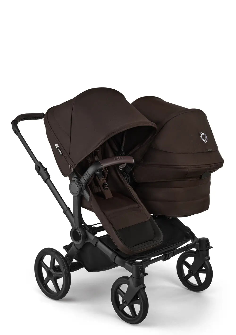 Bugaboo Geschwisterwagen 'Donkey 6 Duo' Cocoa Brown