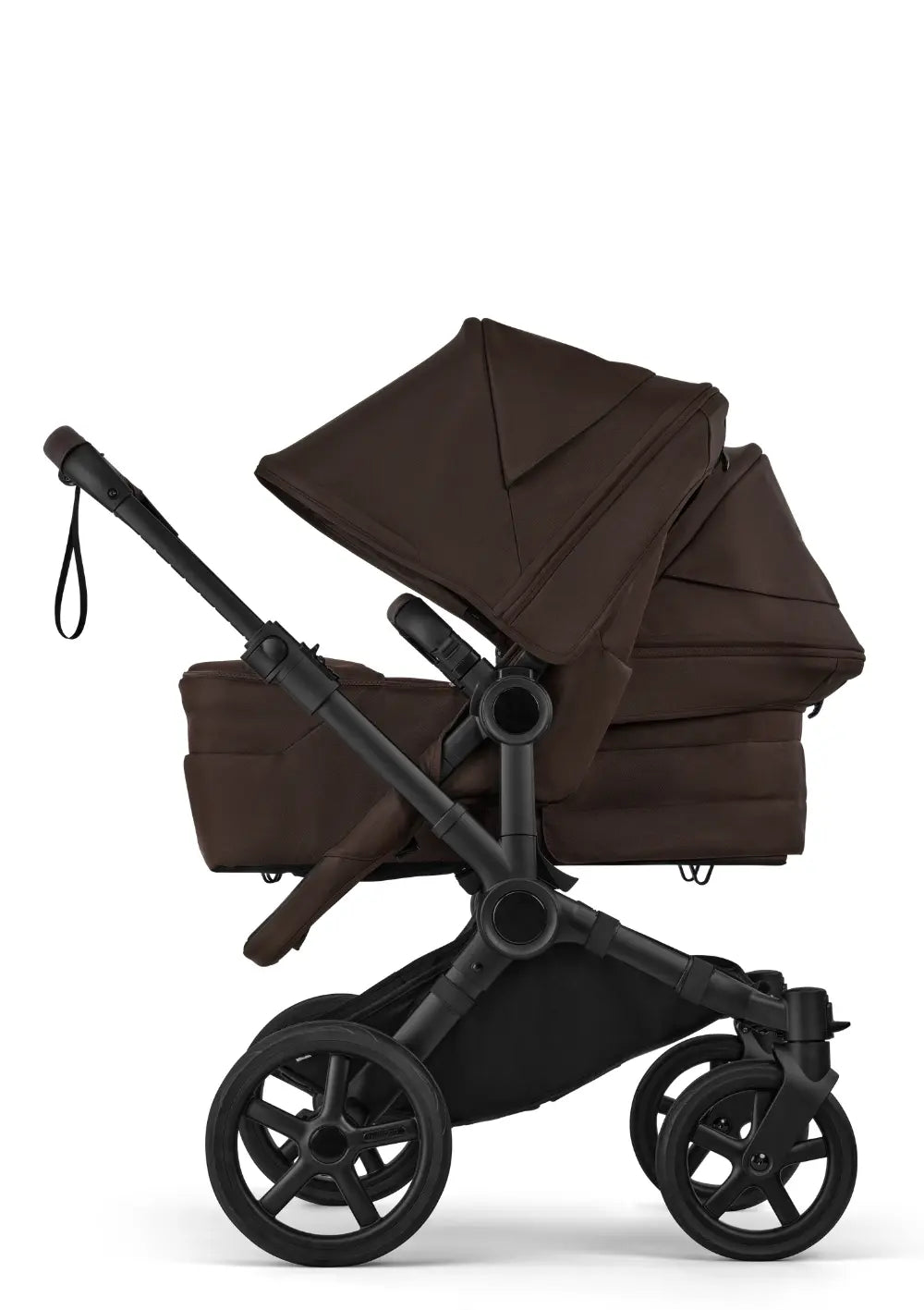 Bugaboo Geschwisterwagen 'Donkey 6 Duo' Cocoa Brown