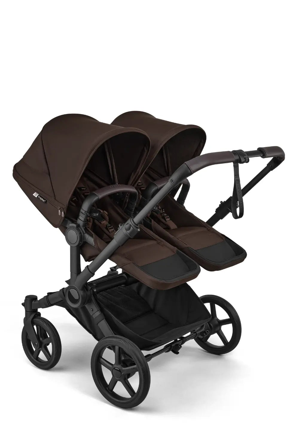 Bugaboo Zwillingskinderwagen 'Donkey 6 Twin' Cocoa Brown