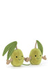 Oliven Kuscheltier 'Amuseables Pair of Olives'