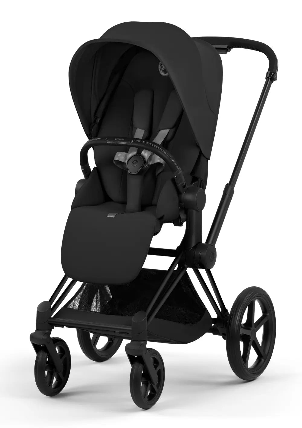 Cybex Kinderwagen-Set 'Priam Comfort' Sepia Black (Matt Black Frame)