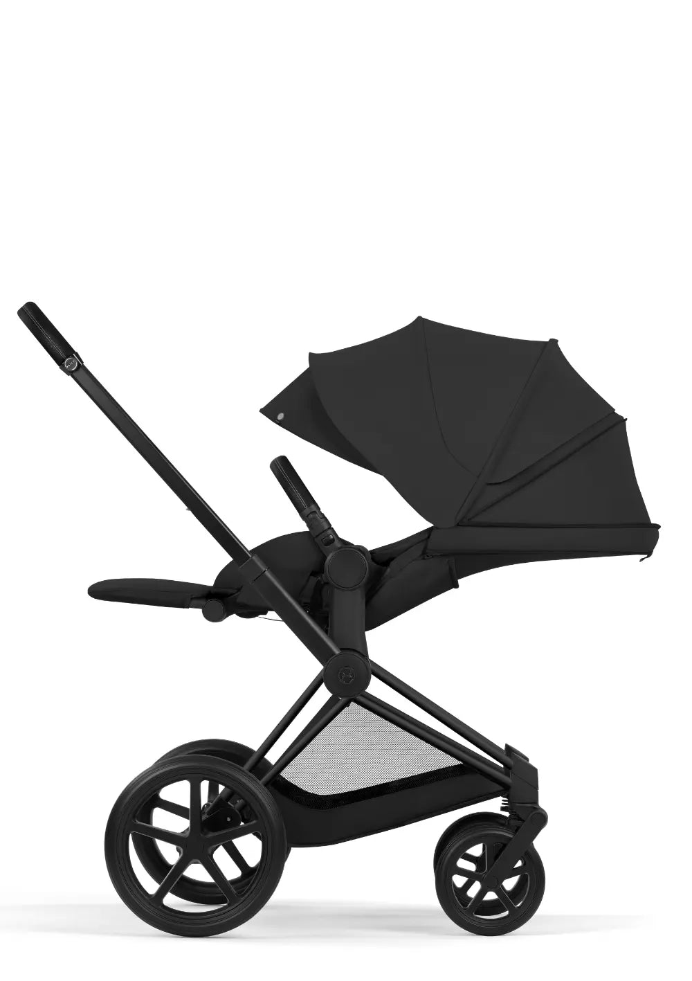 Cybex Kinderwagen-Set 'Priam Comfort' Sepia Black (Matt Black Frame)