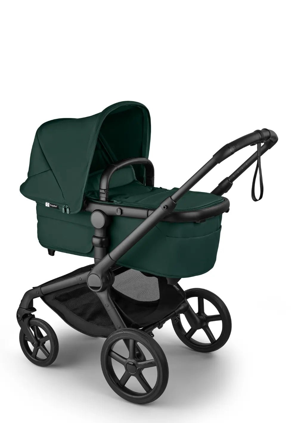 Bugaboo Fox 5 Renew Kinderwagen-Set Schwarz / Fern Green