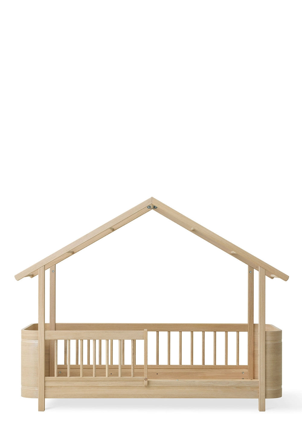 Oliver Furniture Hausbett 'Wood Mini+' Eiche 162 x 68 cm