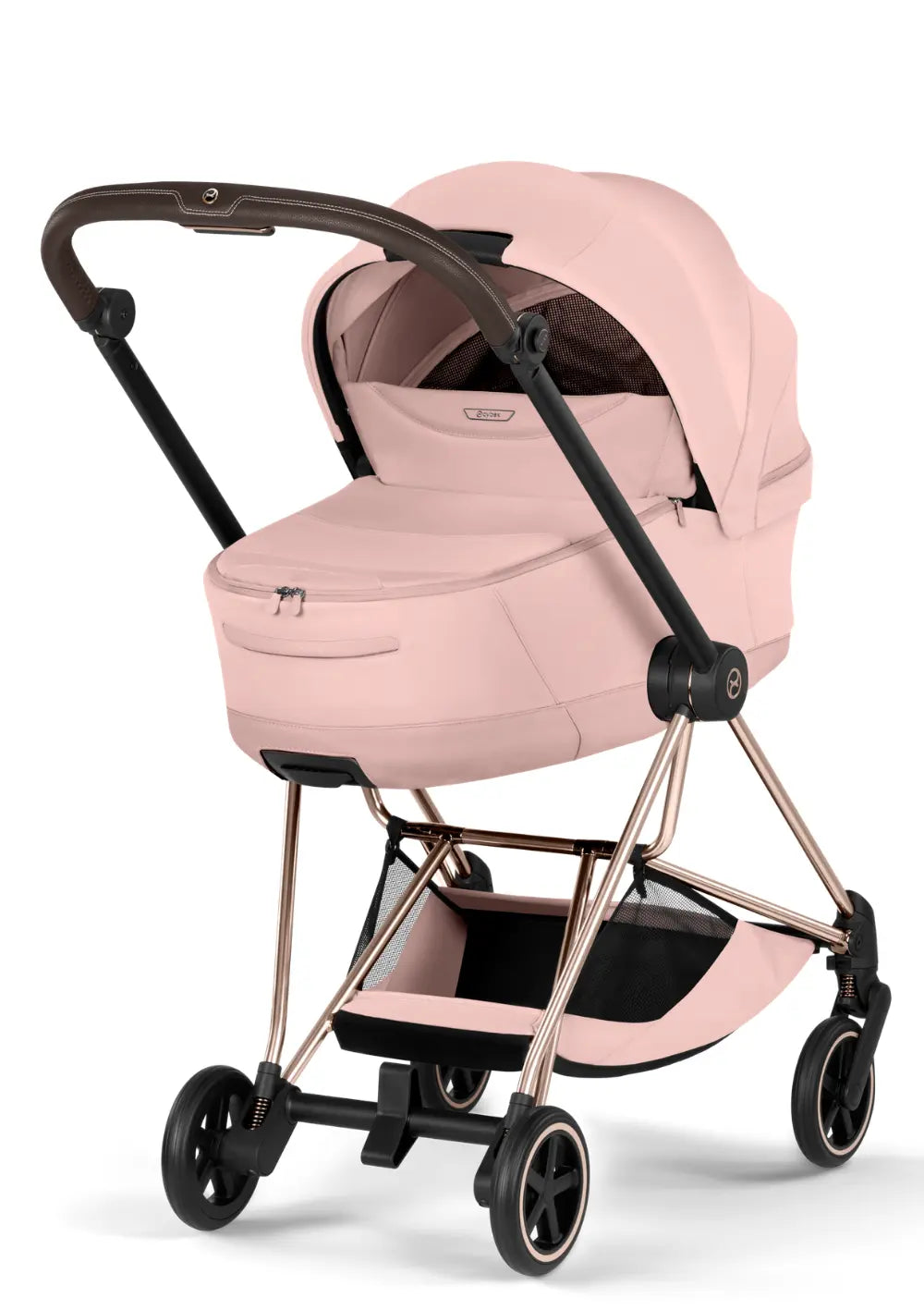 Cybex Kinderwagen-Set 'Mios' Peach Pink / Roségold Frame