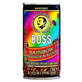 BOSS RAINBOW MOUNTAIN BLEND COFFEE WITH MILK AND SUGAR CAN 6FLOZ/179ML - GOHAN Market
