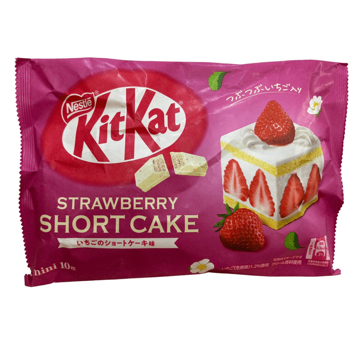 NESTLE KITKAT STRAWBERRY SHORT CAKE 126G