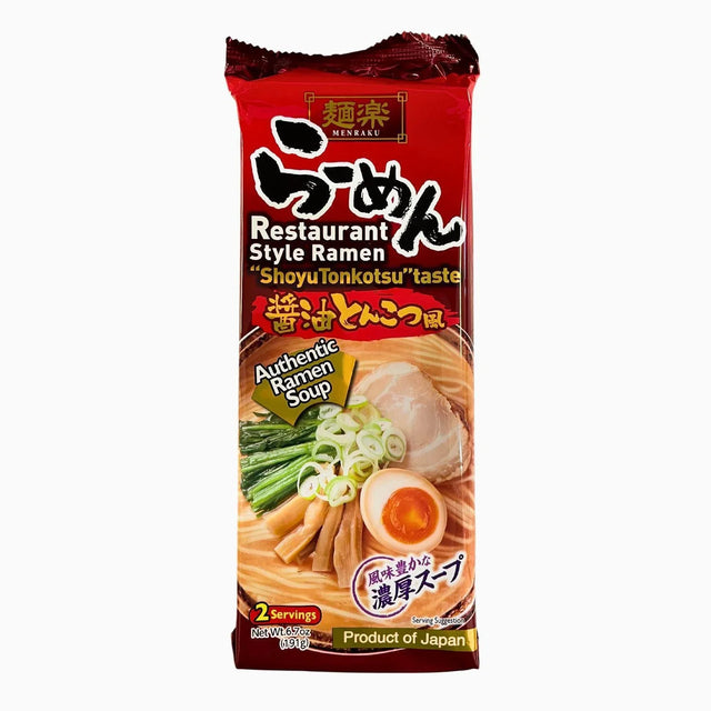 HIKARI MENRAKU SHOYU TONKOTSU 2PK 6.7OZ/191G - GOHAN Market