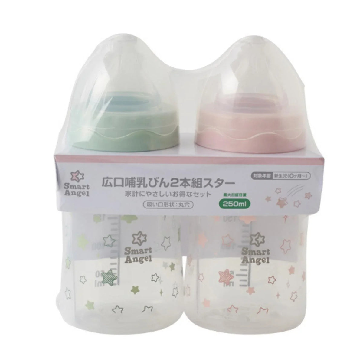 SMART ANGEL BABY BOTTLE SET 2 BTL