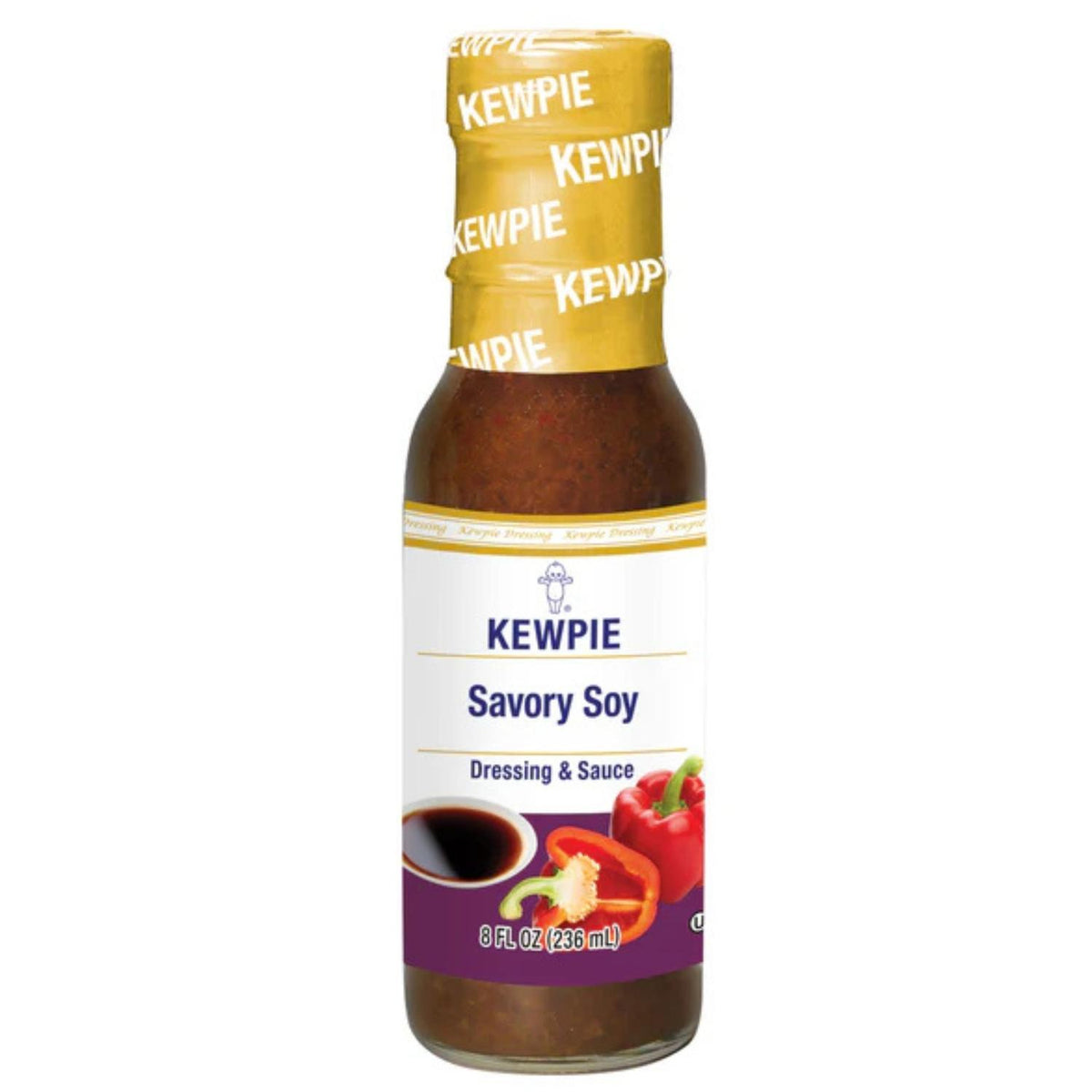 EXPIRING ON 10/16/2026 KEWPIE SAVORY SOY DRESSING 8oz/236ml