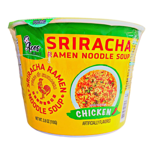 ACES SRIRACHA RAMEN BOWL CHICKEN 3.80OZ