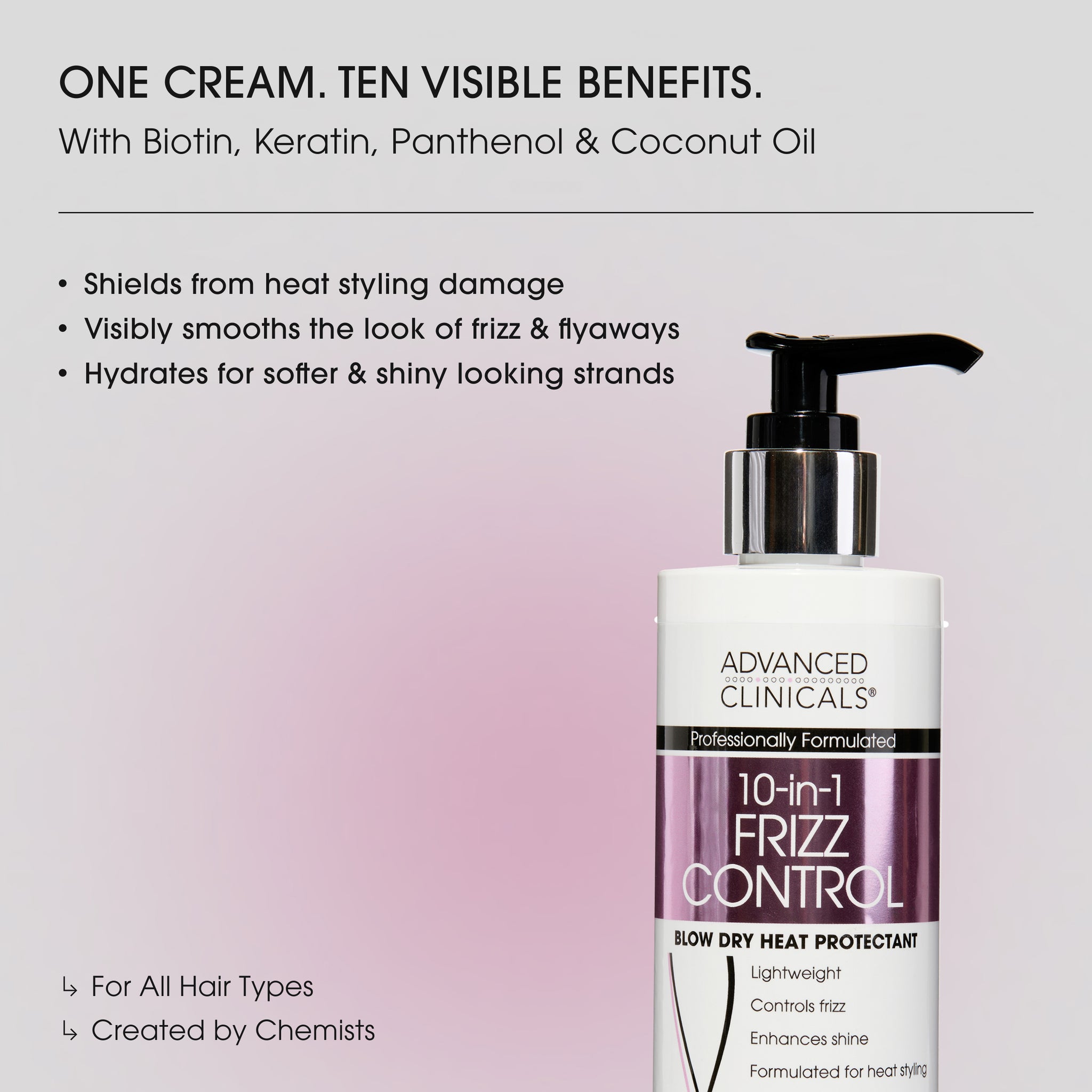 10-in-1 Frizz Control Heat Protectant