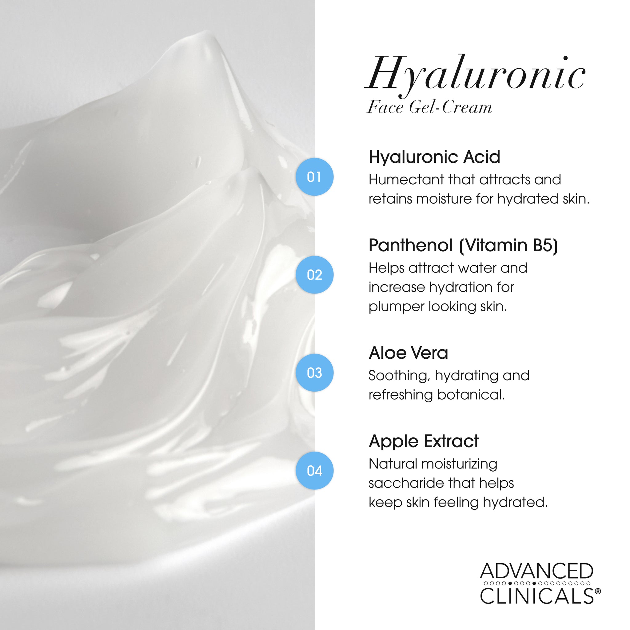 Hyaluronic Acid Face Gel-Cream