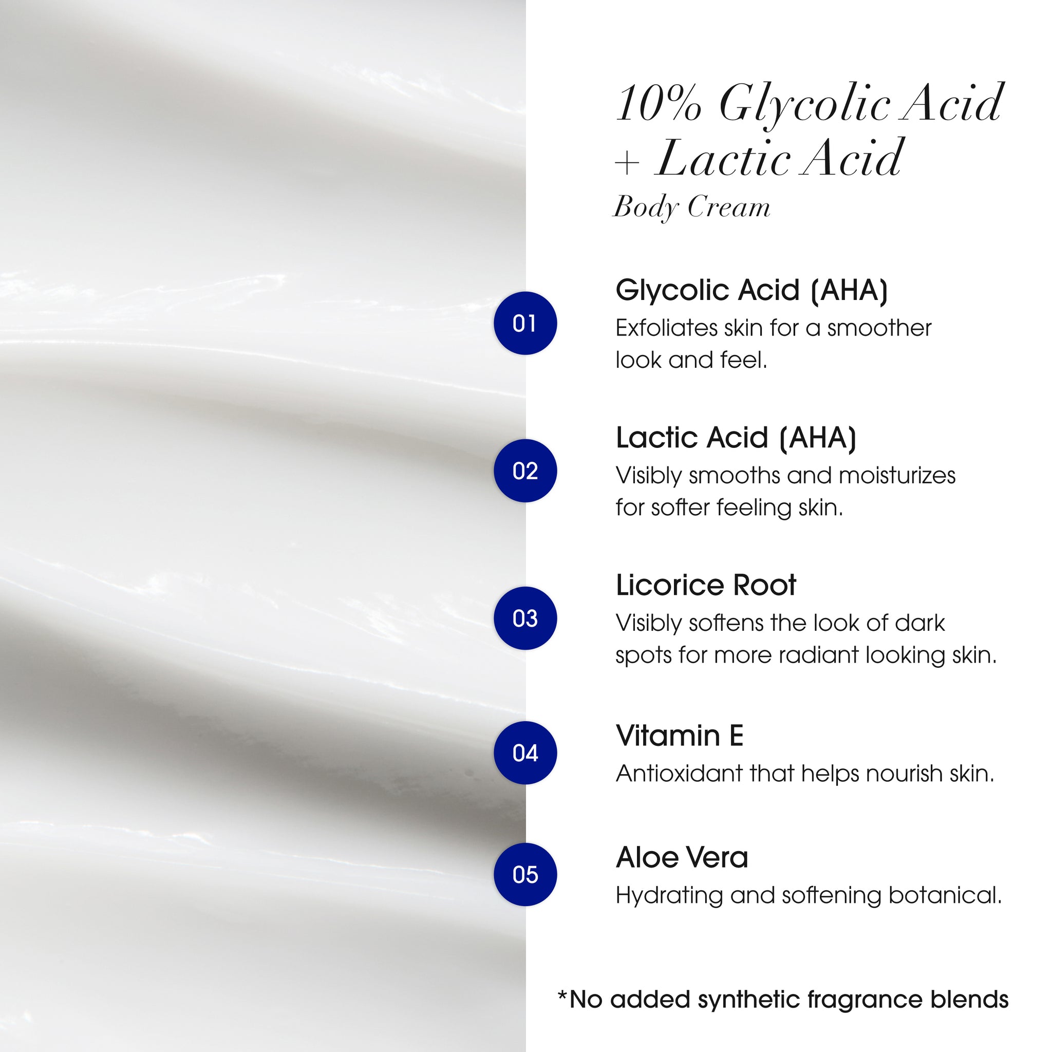 10% Glycolic Acid + Lactic Acid Body Cream